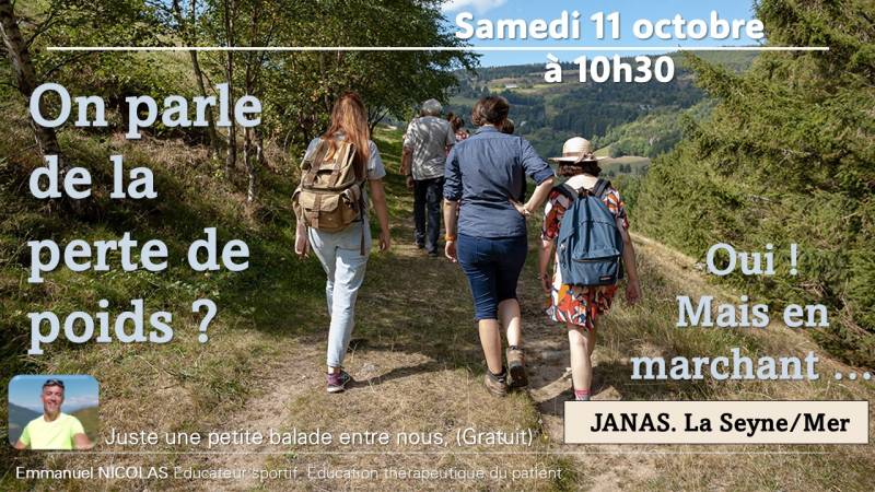 Randonnée pour parler d'obésité