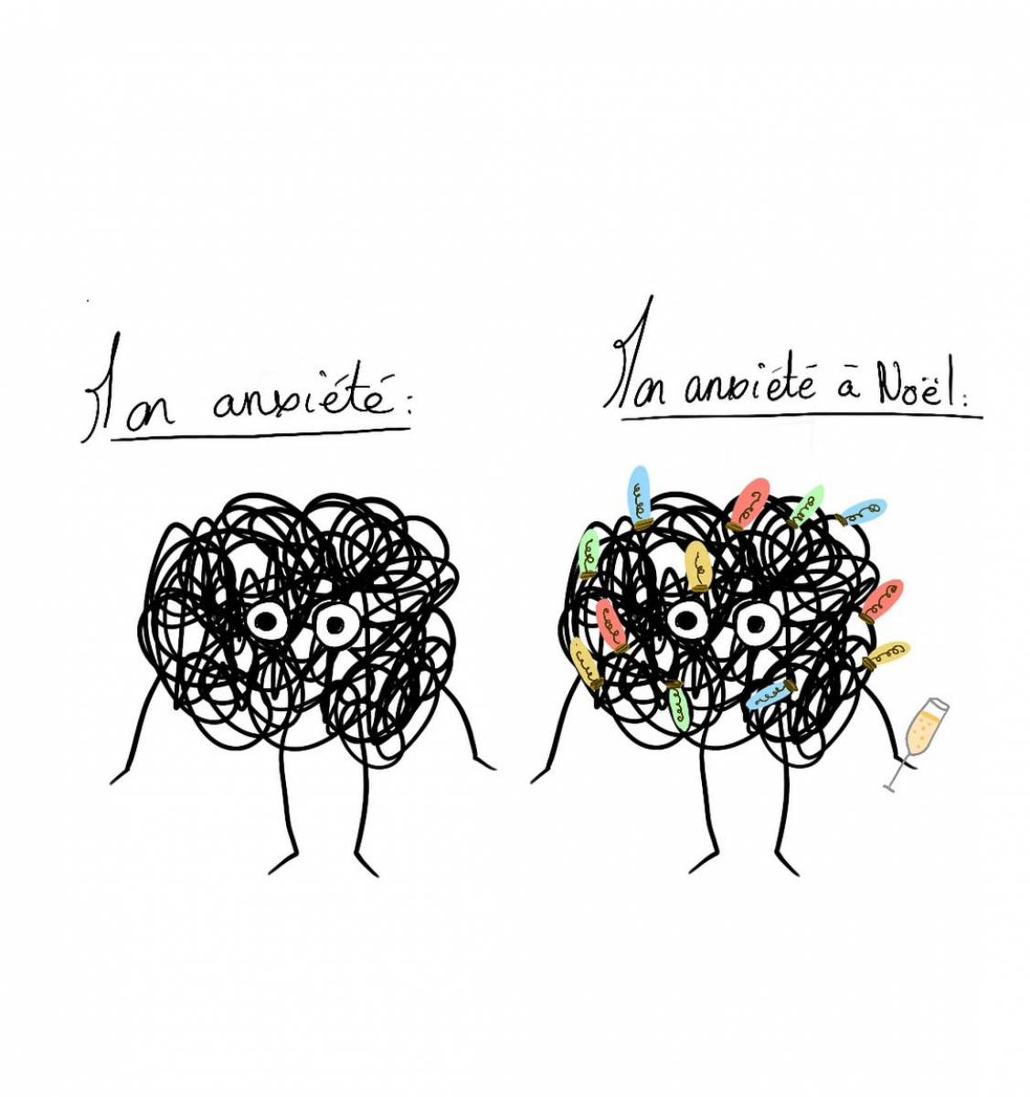 Le stress des fetes de Noel